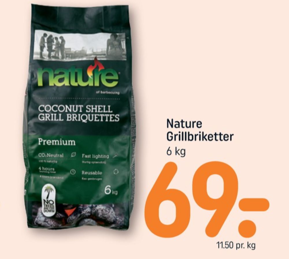 Nature, Grillbriketter