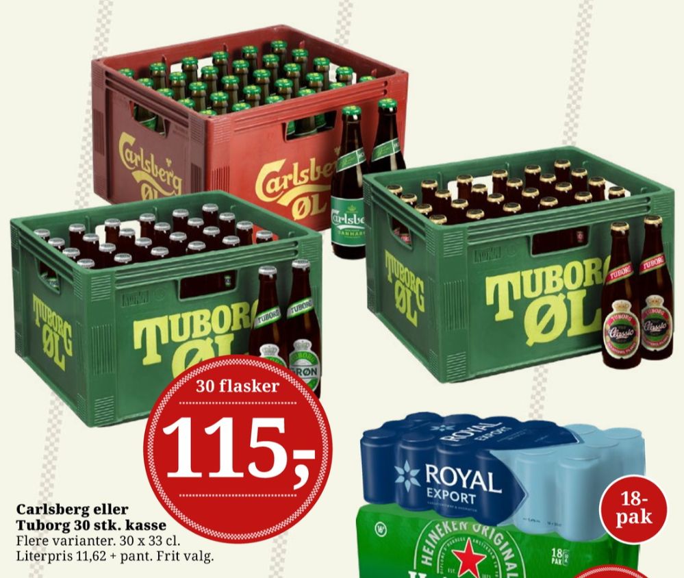 Tuborg Classic, Øl