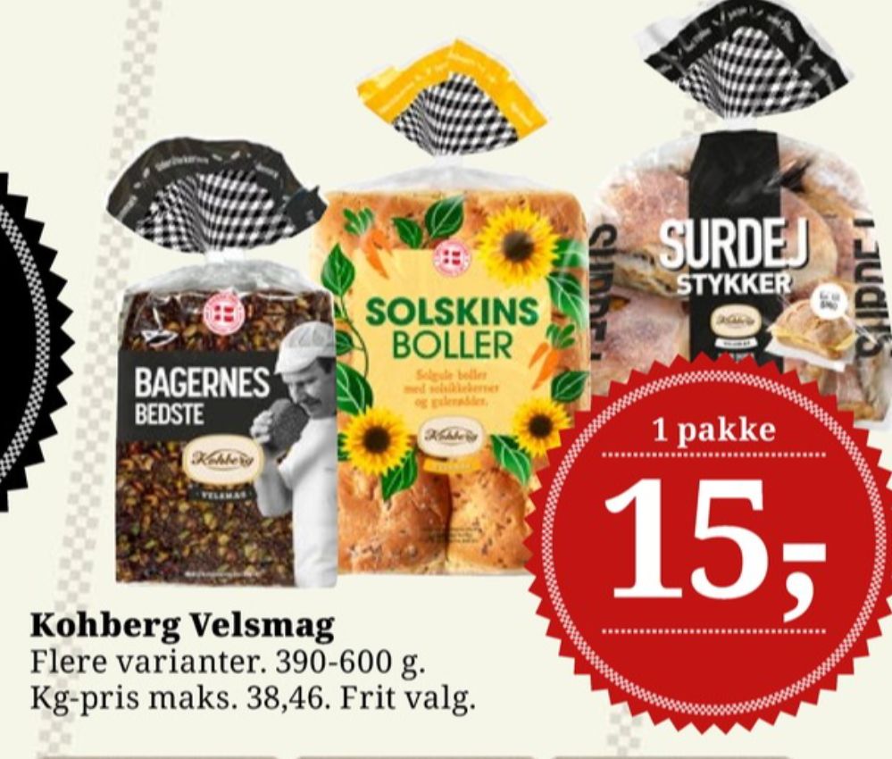 Kohberg Bagernes Bedste, Rugbrødsskiver