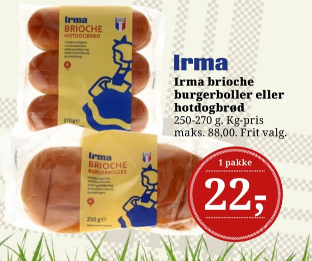 Irmas, Brioche Hotdogbrød