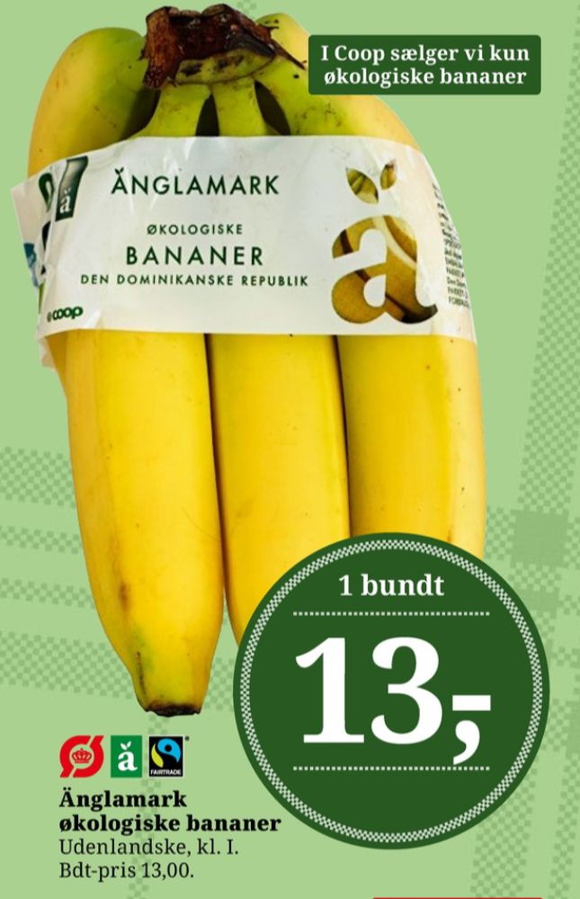 Änglamark, Bananer