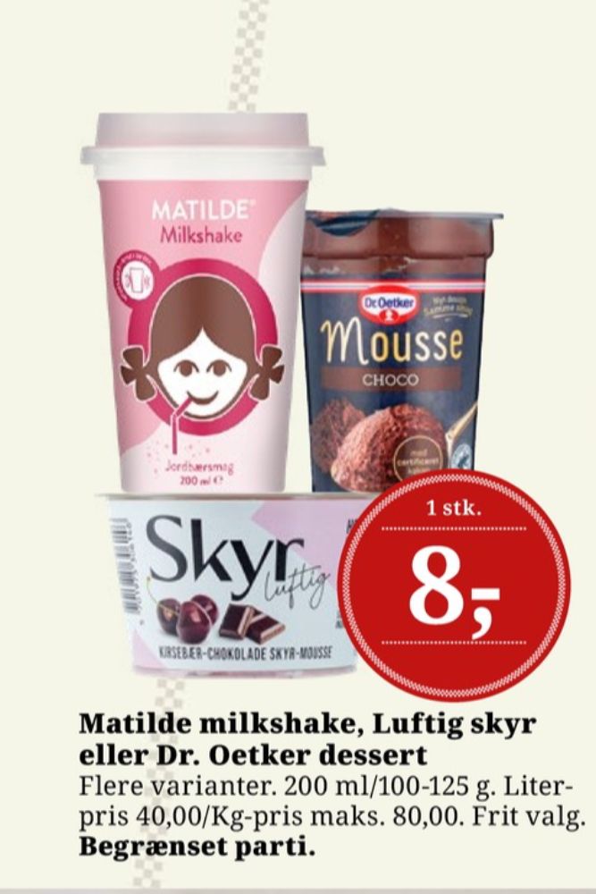 Matilde, Milkshake Jordbær