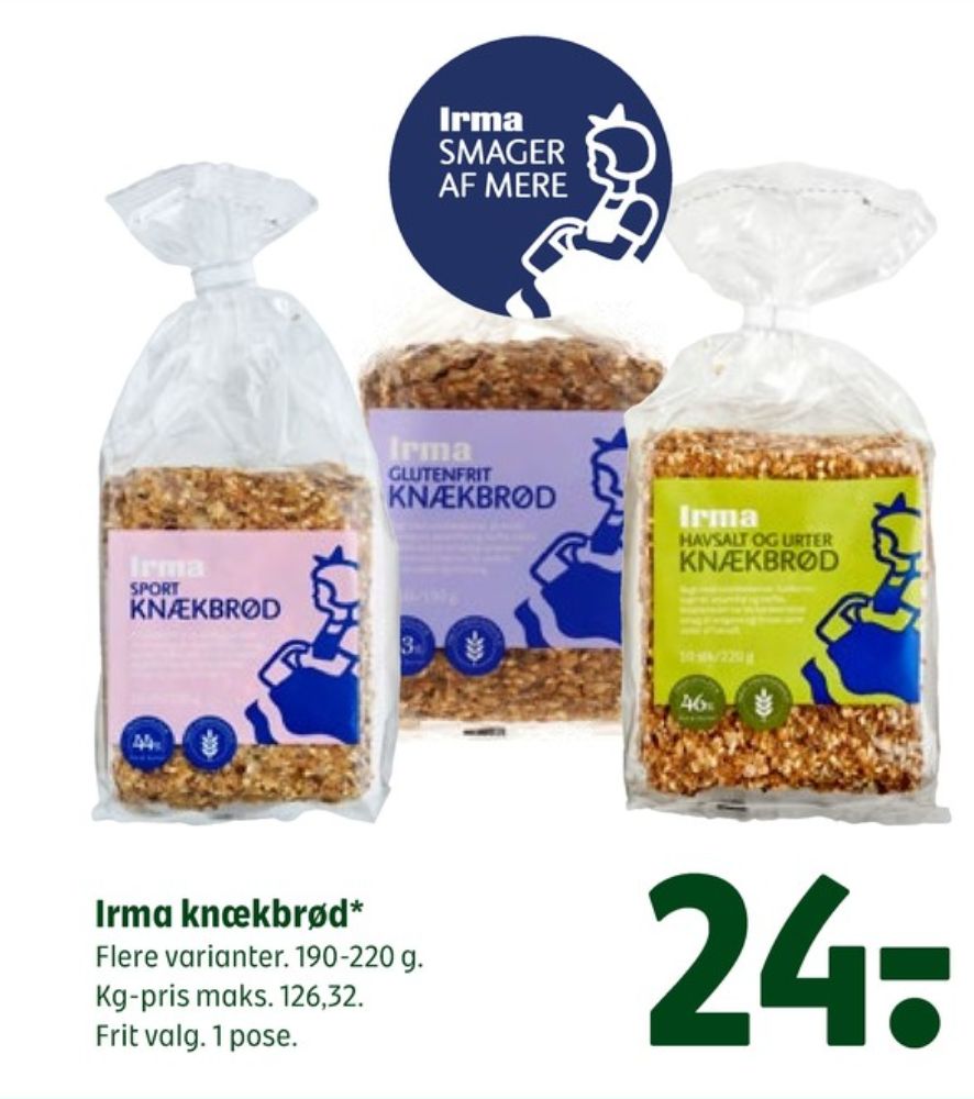 Irmas, Havsalt og Urter Knækbrød