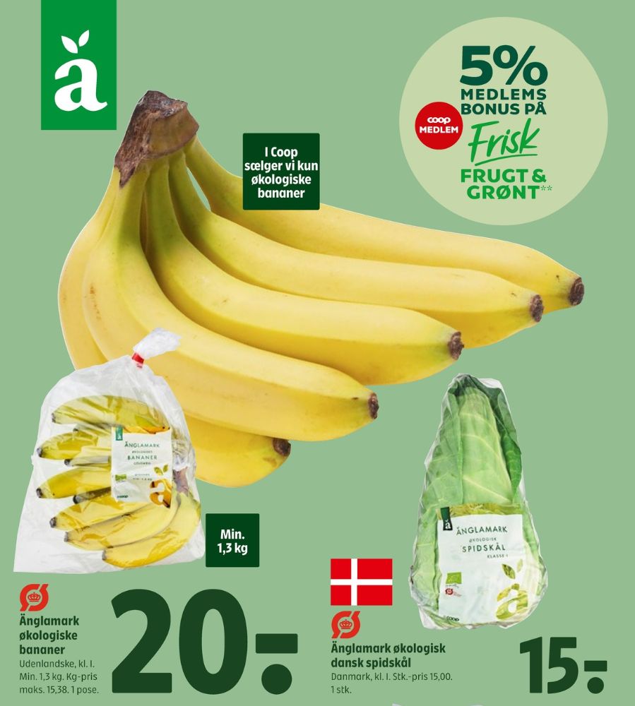 Änglamark, Bananer