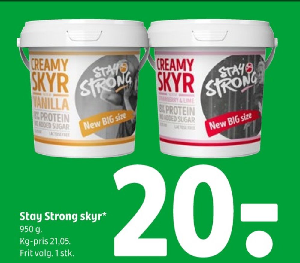 Stay Strong, Vanilje Skyr 
