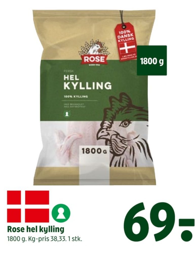 Rose, Kylling