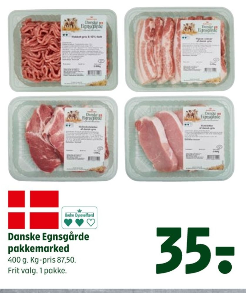 Danish Crown Danske Egnsgårde, Hakket grisekød 8-12%