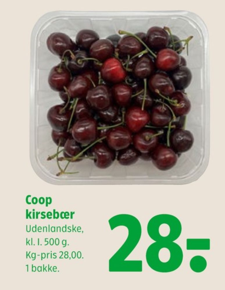 Coop, Kirsebær