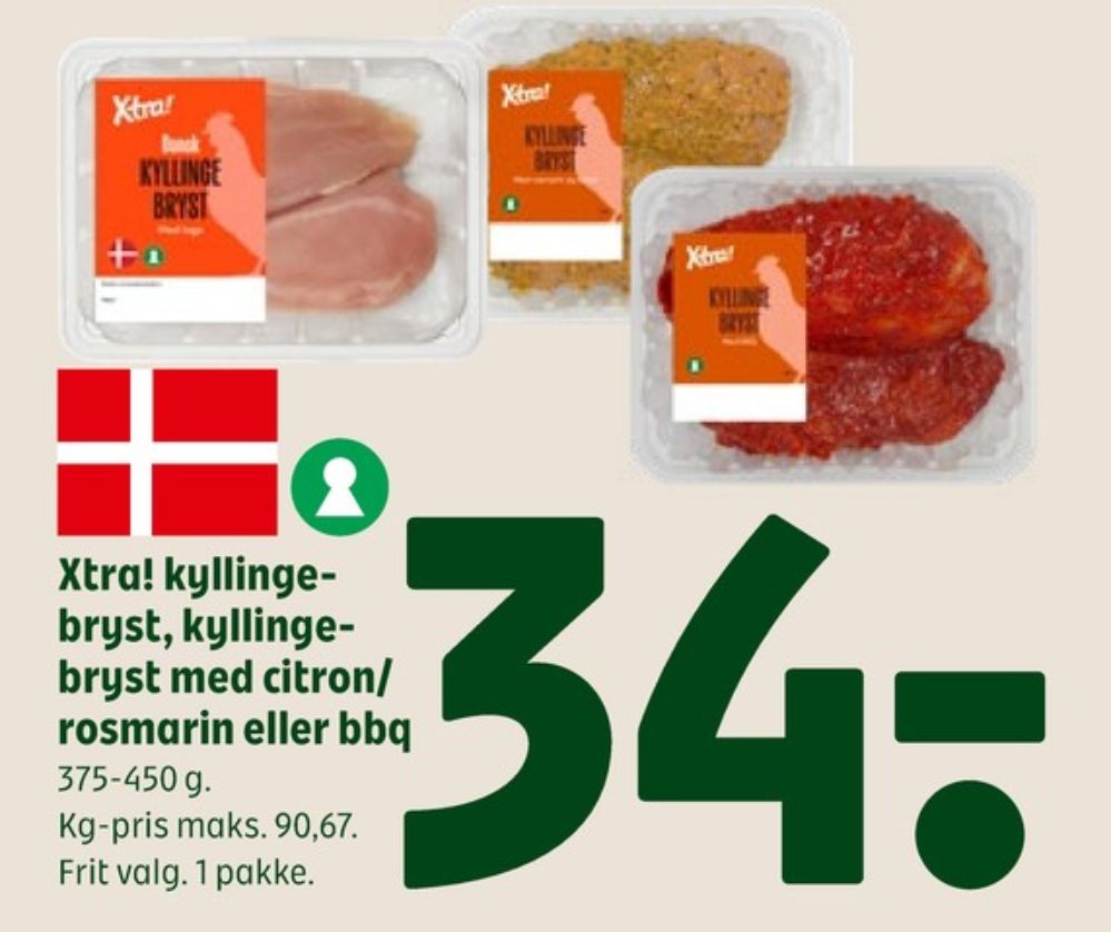 Xtra, Kyllingebrystfilet