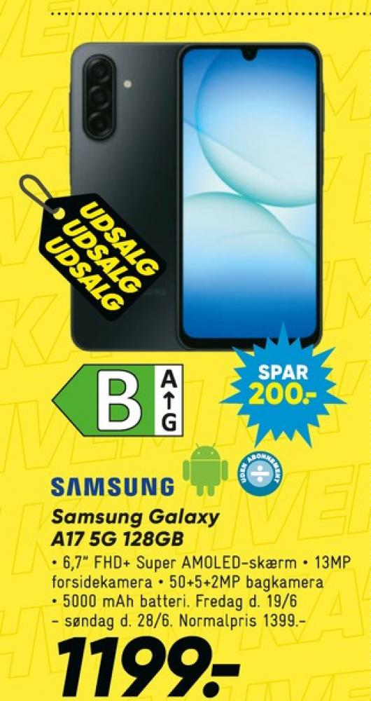 Samsung Galaxy A17, Mobiltelefon
