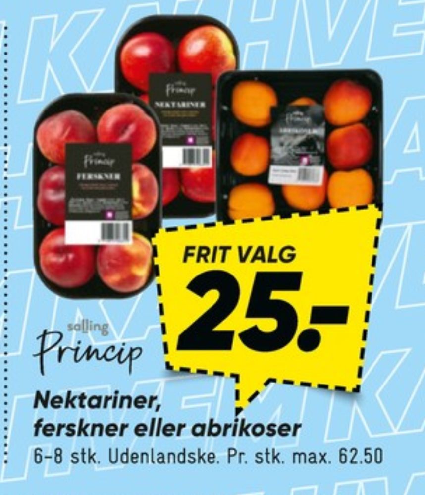 Salling Princip, Abrikoser