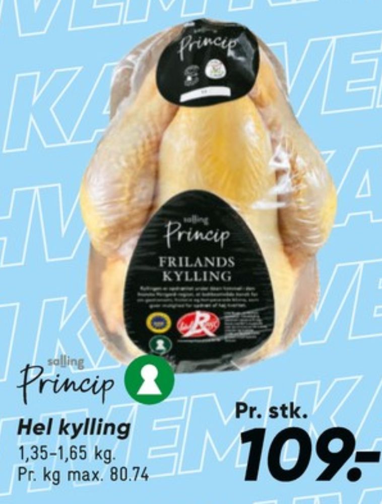 Salling Princip, Kylling