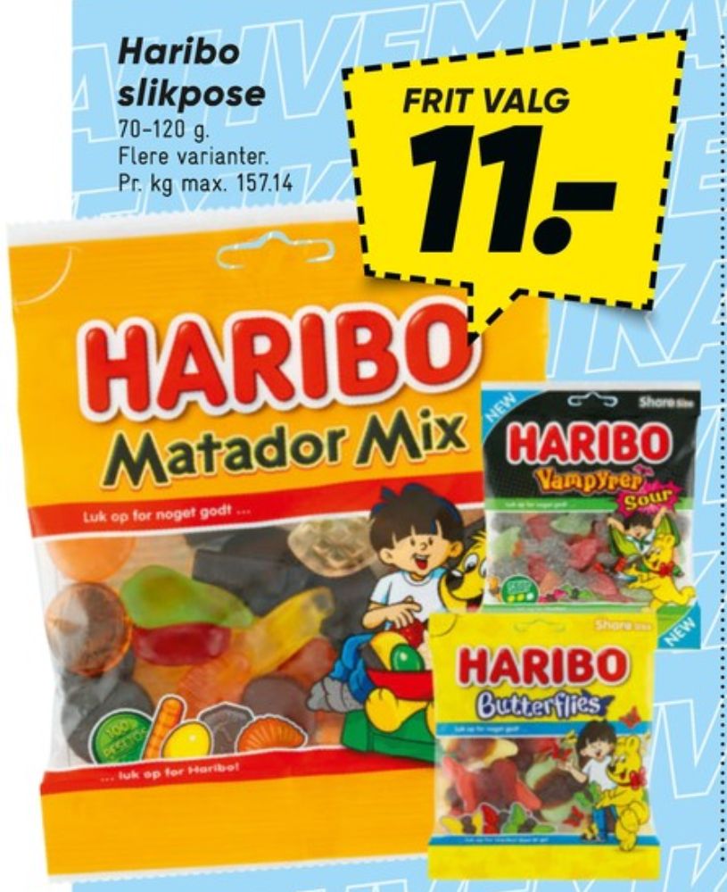 Haribo Matador Mix, Slikposer