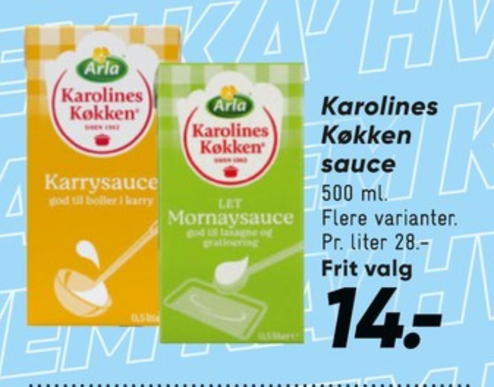 Karolines, Let Mornaysauce