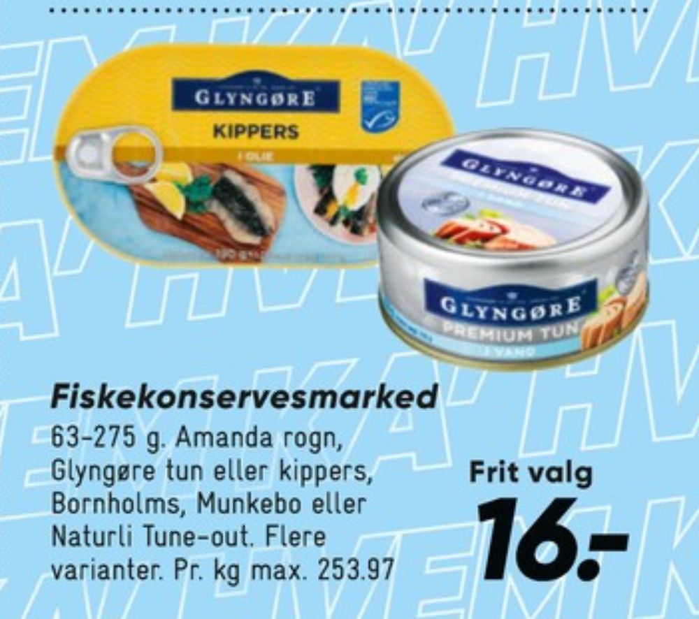Glyngøre, Premium tun i vand
