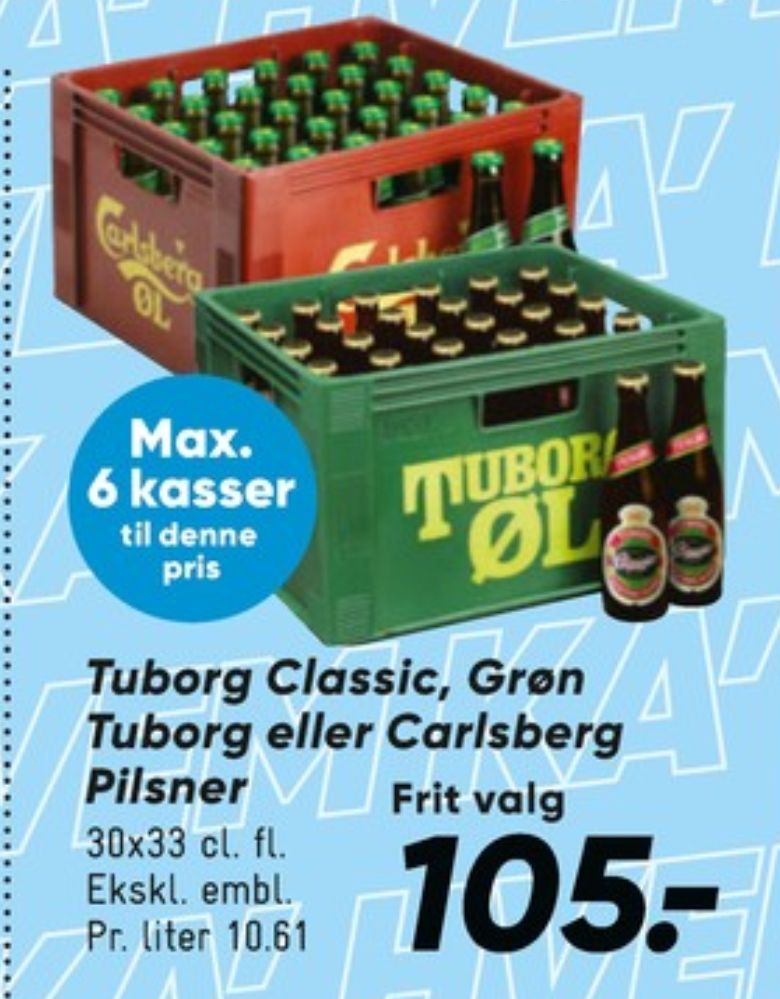 Tuborg Grøn, Øl