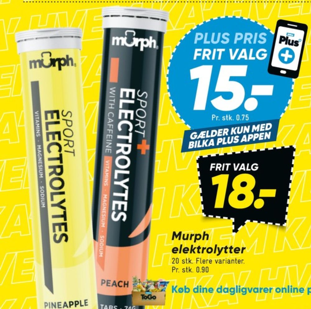 Murph, Træningstilskud