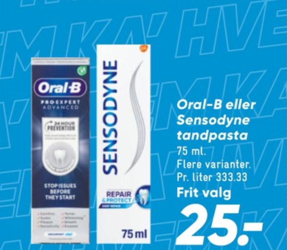Oral-B, Tandpasta