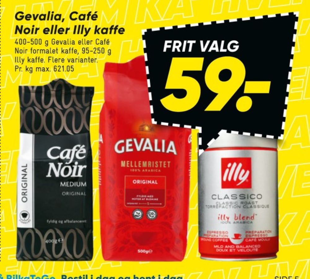 Gevalia Original, Kaffe Formalet