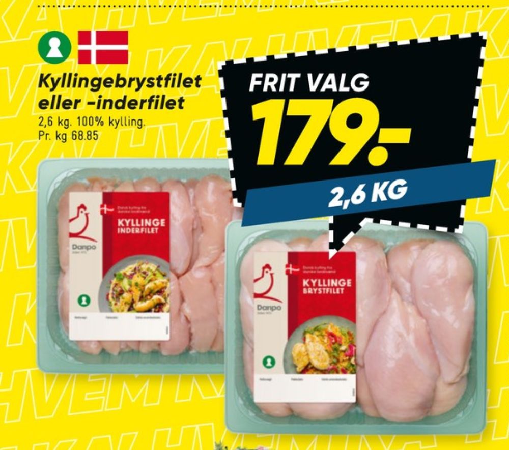 Danpo, Kyllingeinderfileter