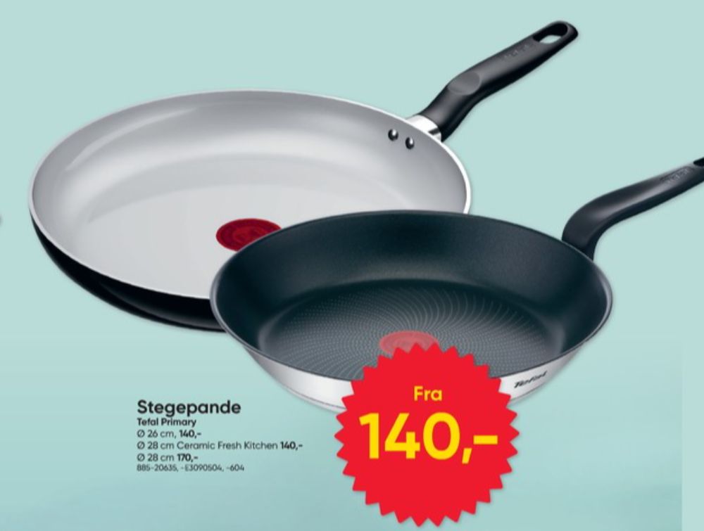Tefal, Stegepande