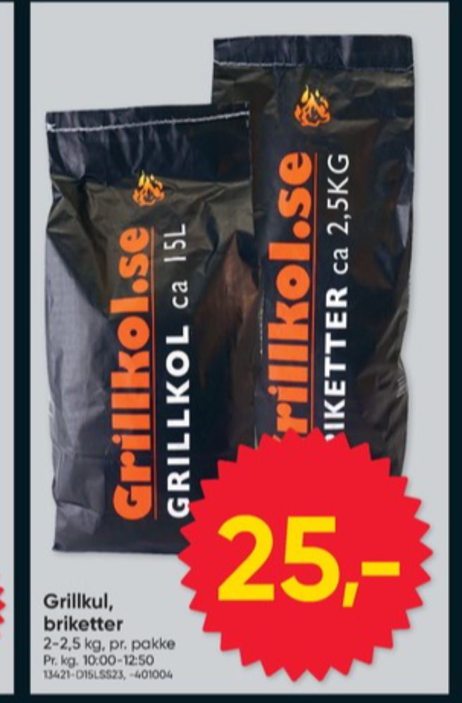 Grillbriketter