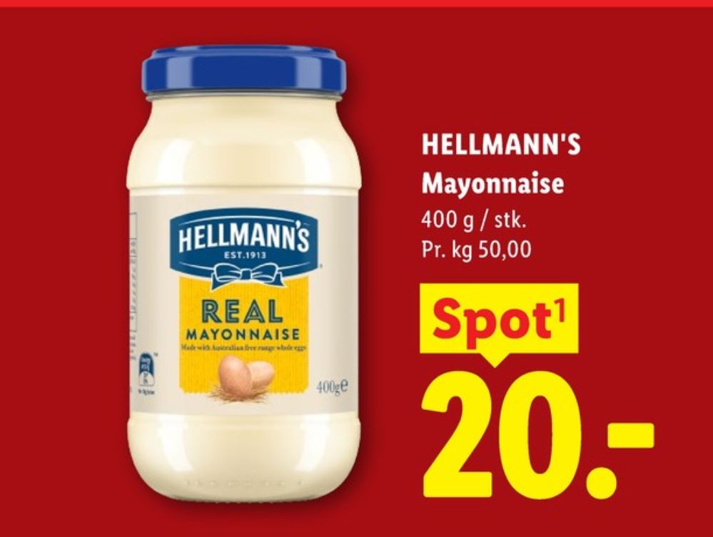 Hellmanns, Real Mayonnaise