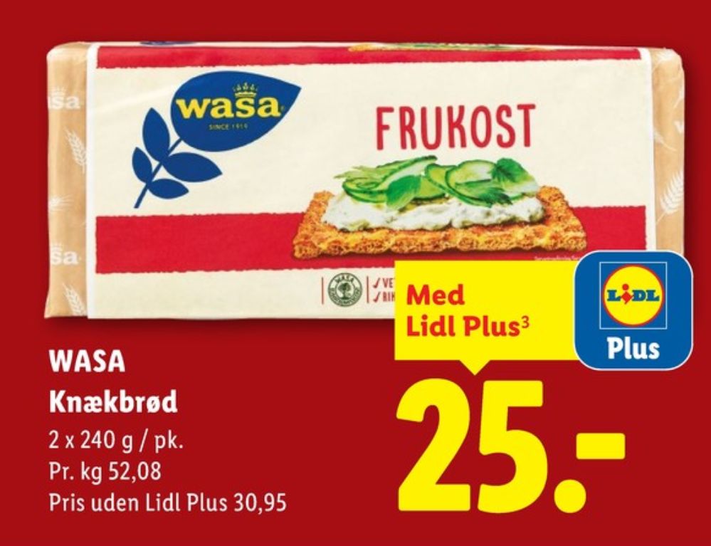 Wasa, Frukost knækbrød