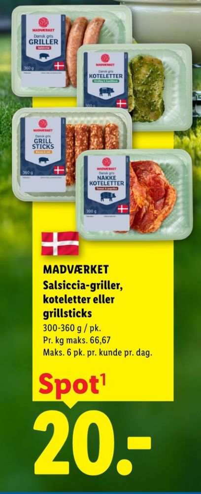 Madværket, Grillpølser