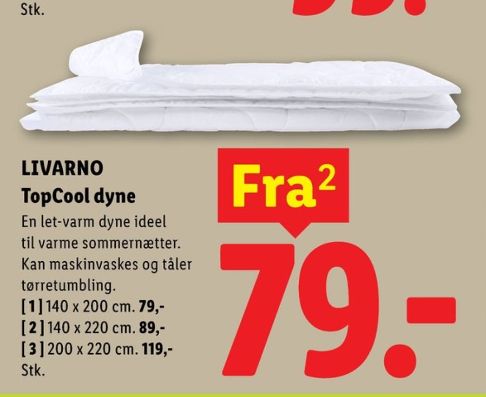 Livarno, Dyne