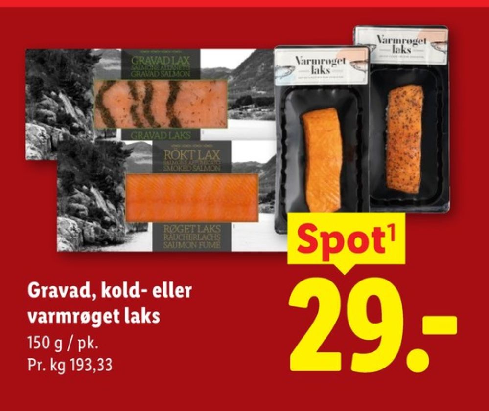 Laks i skiver