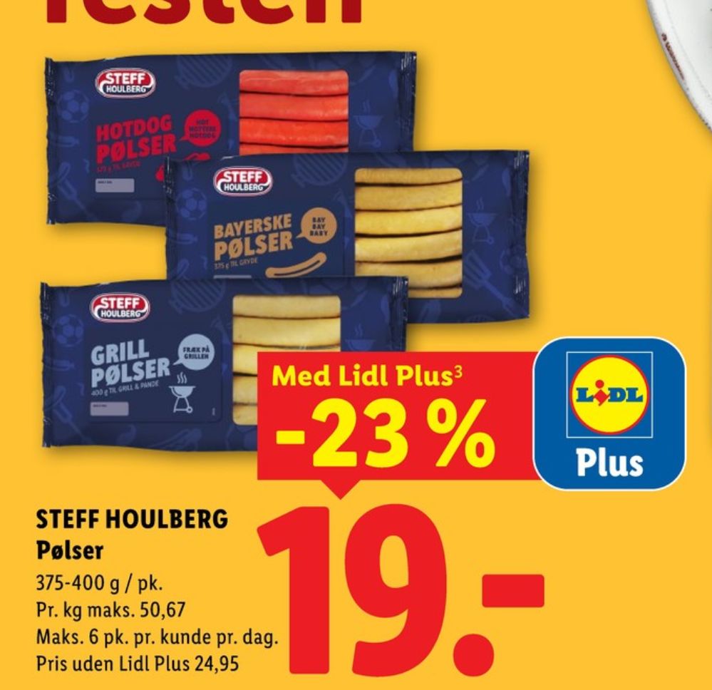Steff Houlberg, Grillpølser