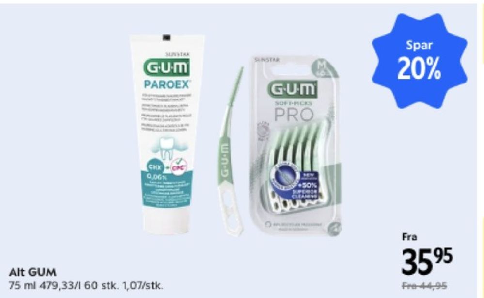 GUM, Tandpasta