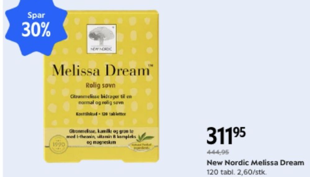 New Nordic, Kosttilskud