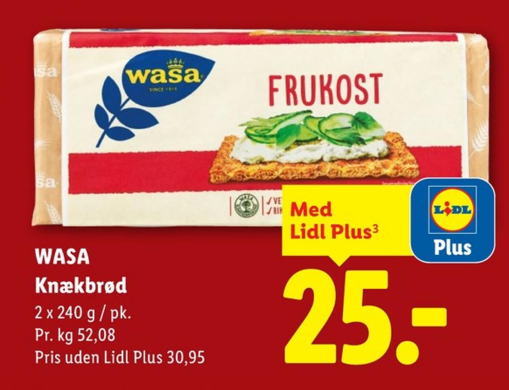 Wasa, Frukost knækbrød