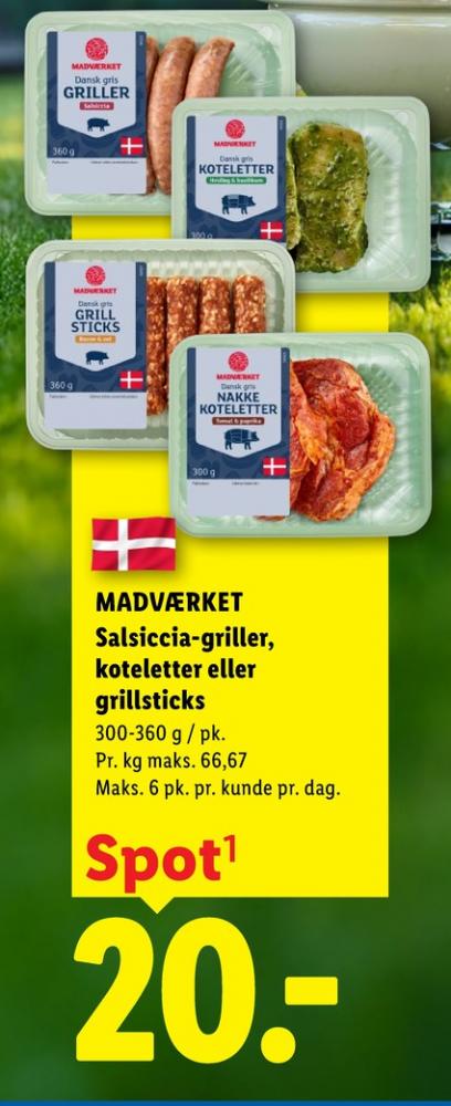 Madværket, Grillpølser