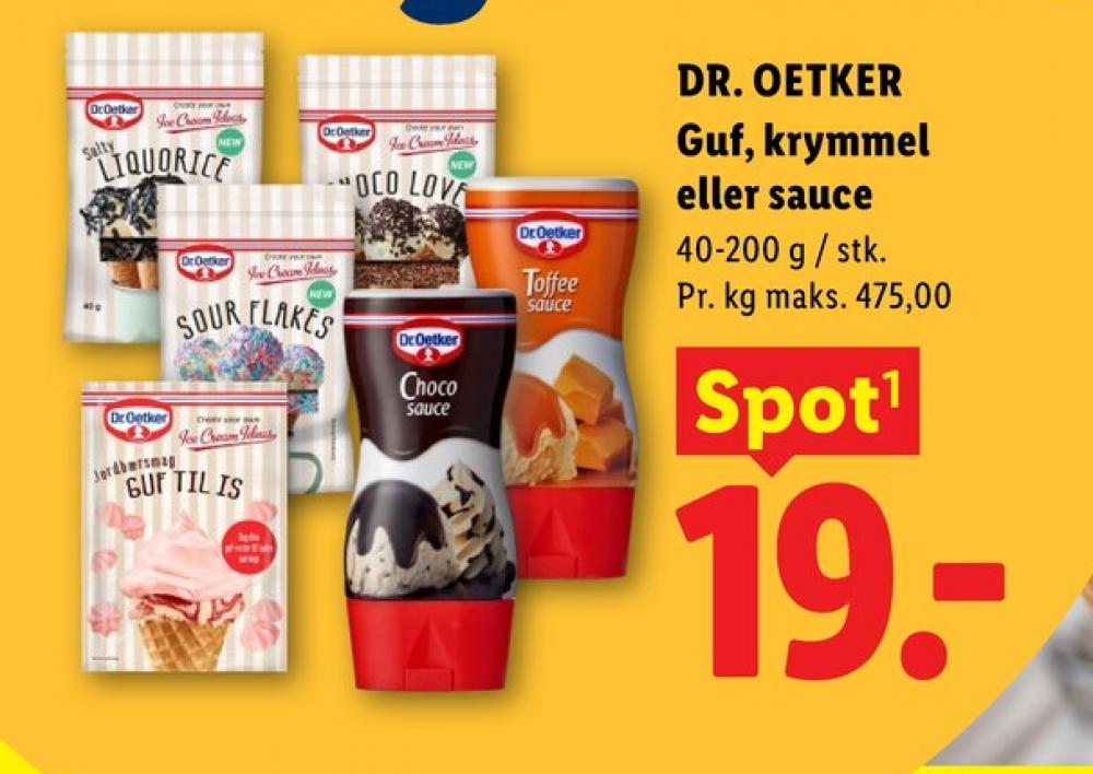 Dr Oetker, Chokoladesauce