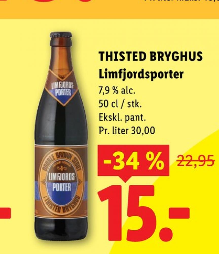 Thisted Limfjords Porter Double Brown Stout, Specialøl