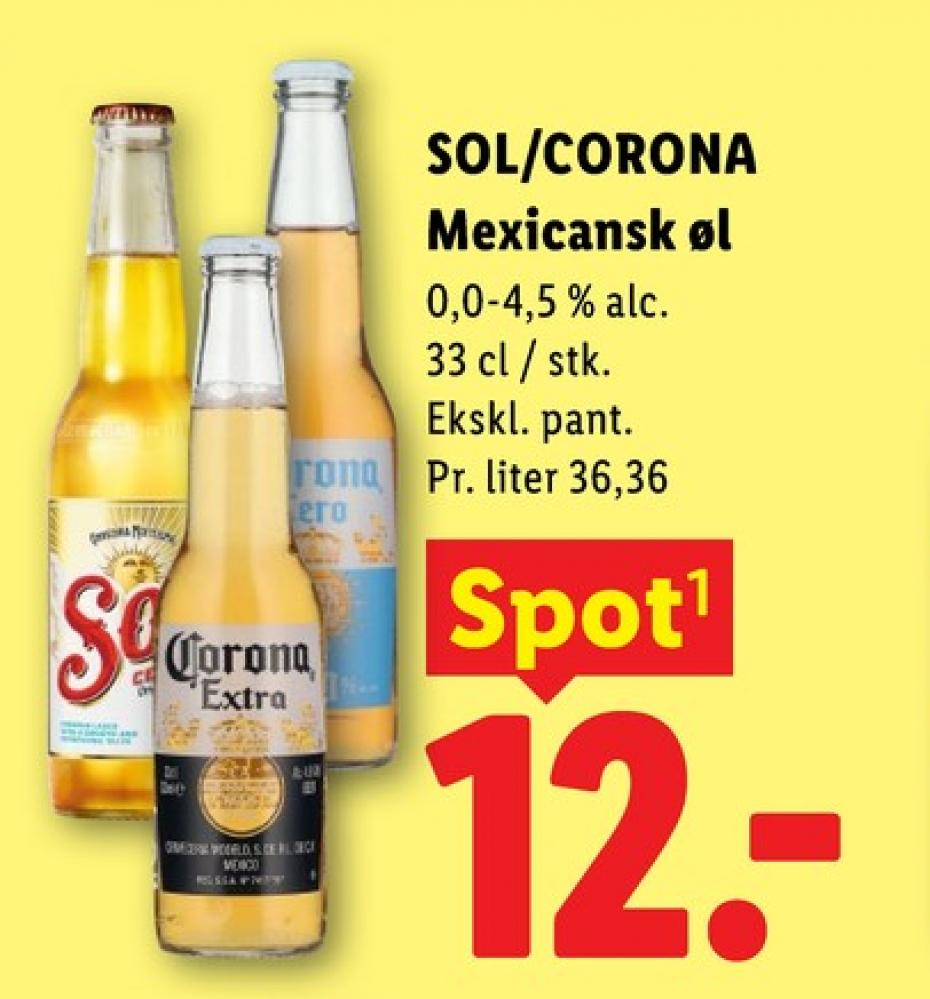 Corona Cero, Øl - Alkoholfri