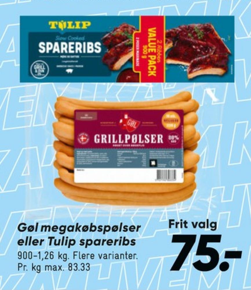 Gøl, Grillpølser