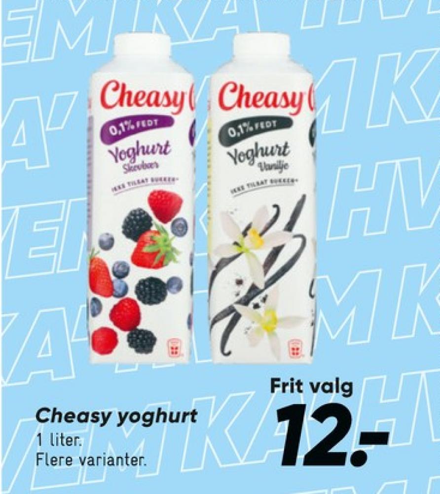 Cheasy, Vanilje Yoghurt 