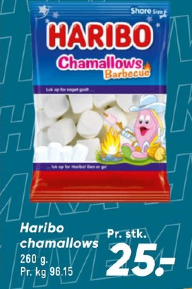Haribo Chamallows Barbecue, Skum