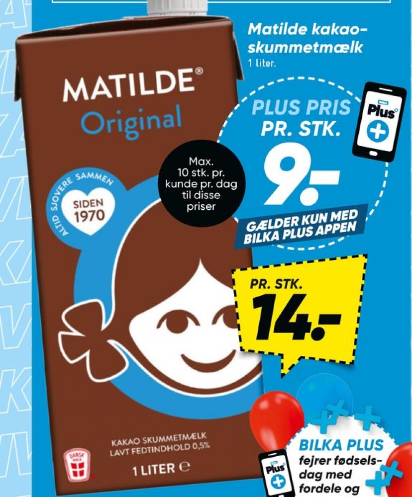 Matilde, Kakaomælk
