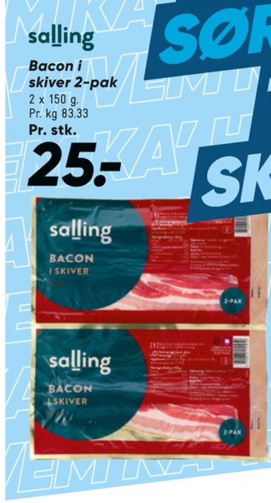 Salling, Baconskiver