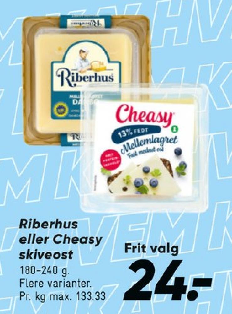 Cheasy, Skiveost Mellemlagret 13%