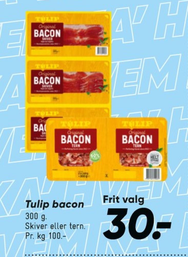 Tulip, Baconskiver