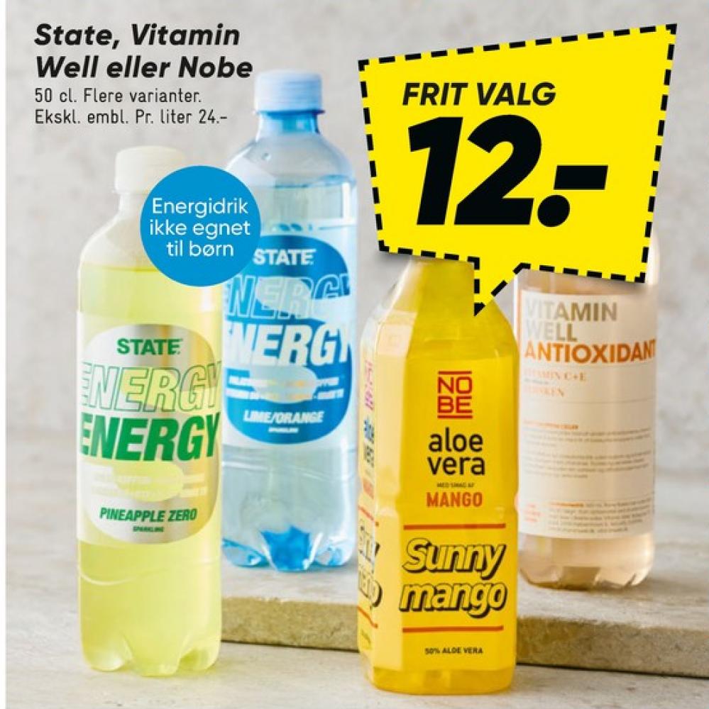 STATE Lime Orange Zero, Energidrik