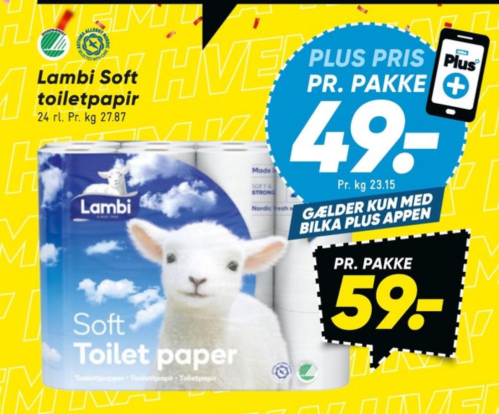 Lambi Soft, Toiletpapir