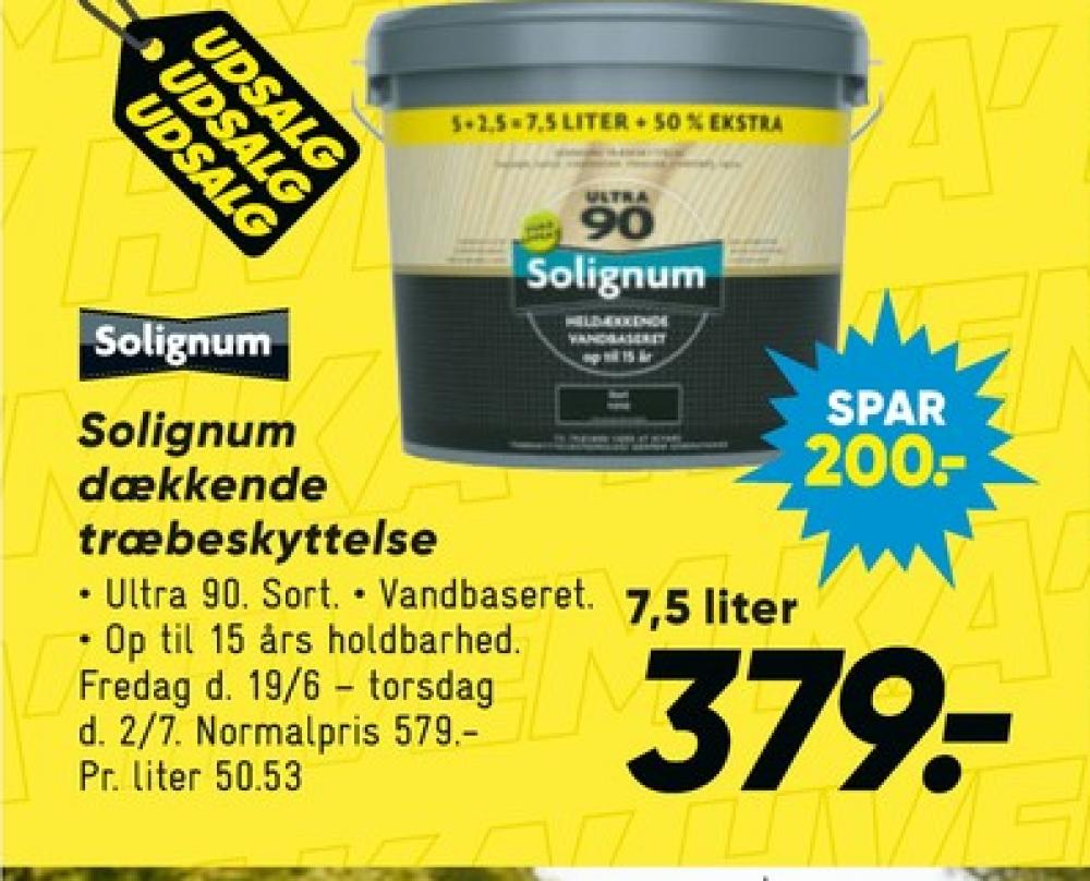Solignum, Træbeskyttelse