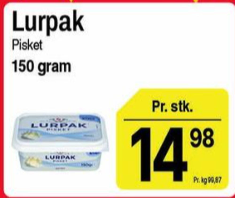 Lurpak, Smørbar Pisket Saltet
